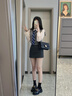 浪莎西裝包臀半身裙女2025秋季新款高腰顯瘦修身通勤高級感a字短裙 曬單實(shí)拍圖