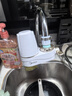美的（Midea）凈水器水龍頭過(guò)濾器家用自來(lái)水過(guò)濾器凈水器直飲廚房衛生間通用除余氯除水垢雙出水可清洗濾芯 微氣泡一機2芯【12級去除農殘】 曬單實(shí)拍圖