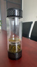 茶之戀茶水分離茶杯鈦杯雙層玻璃茶杯個(gè)人專用泡茶高端男女士辦公室水杯 碳纖維黑360ml 曬單實(shí)拍圖