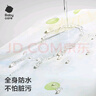 babycare寶寶吃飯罩衣兒童圍兜嬰兒反穿衣防臟輔食圍裙 青提樂章 90碼  曬單實(shí)拍圖