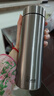 希諾（HEENOOR）抗菌保溫杯316L不銹鋼茶杯帶濾網(wǎng)商務(wù)車(chē)載水杯XN-9606K本色 480mL 曬單實(shí)拍圖