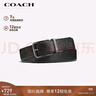 蔻馳（COACH）【品牌直供】男士HARNESS針扣腰帶黑色 CQ024 曬單實(shí)拍圖