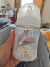 貝親（Pigeon）玻璃奶瓶寬口徑防脹氣160ml S號奶嘴 1月+ AA186  曬單實(shí)拍圖