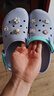斯凱奇（Skechers）夏季女鞋洞洞鞋涼鞋增高厚底耐磨沙灘拖鞋小怪獸包頭洞洞鞋111581 薰衣草色/LAV 37 曬單實(shí)拍圖