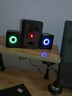 JC電腦音響臺式家用有線電腦桌面小藍牙音箱低音炮筆記本多媒體喇叭立體聲 1052單個【白色】1米米長音頻線 曬單實拍圖