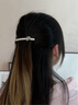 Royal sasa皇家莎莎氣質(zhì)發(fā)飾韓版發(fā)夾發(fā)卡一字夾卡子彈簧夾頂夾頭花頭飾品 曬單實(shí)拍圖