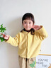 G.duck嬰兒外套加絨春秋冬款男童女童嬰幼兒寶寶外出服兒童加厚保暖開(kāi)衫 加絨外套企鵝黃 100 建議年齡3-4歲 曬單實(shí)拍圖