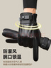 特步（XTEP）保暖手套男士皮質(zhì)冬季加絨加厚戶(hù)外騎車(chē)冬天防風(fēng)防寒觸屏騎行手套 曬單實(shí)拍圖