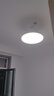 歐普（OPPLE）風(fēng)扇燈吊扇燈24瓦LED照明低噪音餐廳臥室吊燈燈具包安裝 冰風(fēng)白 曬單實(shí)拍圖