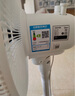 美的（Midea）電風扇 家用七葉立式落地扇宿舍臥室輕音節(jié)能搖頭桌面小風扇大風力空氣循環(huán)風扇 SAF30AC  曬單實拍圖