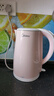 美的（Midea）電熱水壺家用電水壺?zé)畨?雙層防燙 0涂層食品級(jí)304不銹鋼 1500W快速沸騰 1.7L大容量 HJ1705 曬單實(shí)拍圖