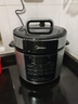 美的（Midea）電壓力鍋電高壓鍋高壓電飯鍋微壓電飯煲6升0涂層304不銹鋼不粘家用加深雙內(nèi)膽3-12人煲湯燉肉煮飯 【少鹽提鮮】0涂層不銹鋼 6L 曬單實(shí)拍圖