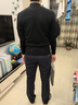 雅戈爾毛衫男全羊毛半高領(lǐng)羊毛衫超細毛條羊毛織物溫暖舒適2025新品合款 深灰VYQW619965CBA L 105cm （推薦145-165斤） 曬單實(shí)拍圖