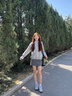 唐菓蜜連衣裙女秋冬季2025新款女裝小個(gè)子韓系時(shí)尚減齡學(xué)院風(fēng)學(xué)生套裝裙 衛衣+襯衫+裙子 M 曬單實(shí)拍圖