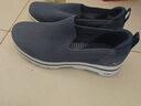 斯凱奇（Skechers）男鞋秋季透氣網(wǎng)面健步鞋輕便一腳蹬運動(dòng)休閑鞋子 NVY海藍 40 曬單實(shí)拍圖