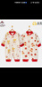 班杰威爾嬰兒衣服純棉寶寶連體衣無(wú)骨哈衣爬服睡衣(元寶蛇+哄財神)80cm 曬單實(shí)拍圖