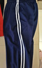 UOOROSE  春夏季校服長(cháng)褲男女高中學(xué)生兩道杠運動(dòng)褲寬松薄款一道杠白邊校 藏藍色 雙白條 5XL 曬單實(shí)拍圖