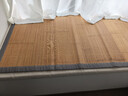 迪加鹿涼席碳化竹席雙面可用冰絲涼席幼兒園午睡學(xué)生宿舍單人床涼席 碳化竹席(背面冰絲) 70*170厘米 曬單實(shí)拍圖