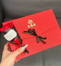 老鳳祥輕奢星期耳釘女S925銀玫瑰禮盒套裝耳飾生日紀念日禮物送女友老婆 曬單實拍圖