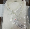優(yōu)衣庫女裝全棉襯衫/長(cháng)袖襯衣薄外套通勤長(cháng)絨棉新款479078 00 白色 M 曬單實(shí)拍圖