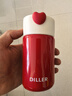 Diller迷你保溫杯小容量女生2025新款小巧時尚高顏值可愛ins風(fēng)便攜水杯 紅色愛心杯 200ml 【京倉速發(fā)】 曬單實拍圖