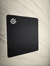 賽睿（SteelSeries）原裝賽睿鼠標墊游戲qck桌面橡膠大號6mm加厚細面順滑吃雞電競防滑專(zhuān)用 黑賽睿 450x400mm 6mm 曬單實(shí)拍圖