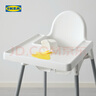 宜家（IKEA）ANTILOP安迪洛高腳寶寶椅嬰兒吃飯成長(cháng)椅家用餐椅兒童椅 白色（座位尺寸：22*25cm） 曬單實(shí)拍圖