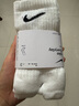 耐克（NIKE）速干 中筒 訓(xùn)練襪子(3雙)  EVERYDAY LIGHTWEIGHT SX7676-100 M 曬單實(shí)拍圖