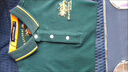 徠蒽嘶polo衫長(cháng)袖男士商務(wù)休閑100%純棉寬松刺繡衣服中年翻領(lǐng)秋衣爸爸 603墨綠色 常規 純棉刺繡開(kāi)衩 L (175) 130-145斤 曬單實(shí)拍圖