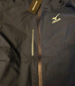 美津濃（MIZUNO）戶(hù)外夾克男連帽梭織印花透氣情侶鋒衣外套上衣 曬單實(shí)拍圖