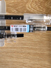 愛好（AIHAO）按動中性筆0.5簽字筆考試用刷題筆CS尖辦公速干水筆黑色6支 D4891 曬單實拍圖