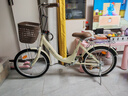 鳳凰鳳凰自行車(chē)女通勤輕便普通18/20/22寸學(xué)生成人單車(chē)代步車(chē)淑女腳踏 米咖色 18英寸 曬單實(shí)拍圖