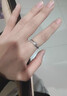 BJYLS999足銀滿(mǎn)天星戒指女小眾設計感輕奢食指戒素圈磨砂純銀尾戒禮物 S999足銀材質(zhì)（標刻足銀999） 曬單實(shí)拍圖