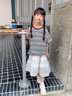 WVD女童裙子感夏韓式風(fēng)套裝2025新款炸街女孩大童夏季洋氣半身裙 套裝T恤+半身裙 套裝T恤+半身裙 120 CM 曬單實(shí)拍圖