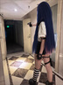 緋垚 厚底馬丁靴女漫展cos增高鞋2025新款英倫風(fēng)小個(gè)子中筒皮靴機車(chē)靴黑色38 （鞋跟6cm左右） 曬單實(shí)拍圖
