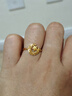 周大福黃金星月織夢(mèng)戒指(工費520)15號約4.05g EOF1636生日禮物 曬單實(shí)拍圖