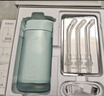米家小米便攜式?jīng)_牙器水牙線 F400薄荷綠云感傘射機(jī)身收納噴嘴4擋沖牙模式 七夕情人節(jié)禮物 曬單實拍圖