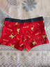 南極人（Nanjiren）兒童內褲男童本命年大紅色平角褲A類(lèi)純棉馬年中大童小男孩短褲4條 馬年大吉 4條 150 【建議身高135-145cm 50-60斤】 曬單實(shí)拍圖