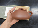 京東京造 宜興紫砂壺 手工茶壺【原礦紫泥】煮泡茶具 景舟石瓢220ml禮盒裝 曬單實(shí)拍圖