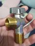 老銅匠（LTJ）燃氣熱水器球閥 角閥全開(kāi)大流量全銅冷熱4分廚房水槽衛生間熱水 曬單實(shí)拍圖