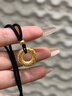六桂福珠寶 LIU GUI FU JEWELRY足金999小蠻腰吊墜女黃金轉(zhuǎn)運(yùn)珠鎖骨項(xiàng)鏈520送女友老婆禮物實(shí)用 金重0.28g （送s925銀鏈） 曬單實(shí)拍圖