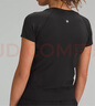 lululemon丨Swiftly Tech 女士運(yùn)動(dòng)短袖 T 恤 2.0 *Race LW3DZBS 黑/黑 M /8 曬單實(shí)拍圖