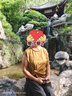 渝鼎福 媽媽夏裝套裝洋氣闊腿褲兩件套中老年女夏季端莊大氣短袖上衣 黃色 2XL (建議115-125斤) 曬單實(shí)拍圖