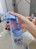 迪士尼（Disney）水杯大容量兒童運(yùn)動(dòng)水壺高顏值雙飲杯小學(xué)生上學(xué)專用喝水杯 曬單實(shí)拍圖