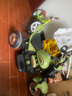 哈哈怪兒童電動(dòng)摩托車(chē)兒童摩托車(chē)3-6歲兒童電動(dòng)車(chē)玩具車(chē)可坐人兒童車(chē) 豪華綠|6V10電瓶+雙驅+遙控+挎斗 曬單實(shí)拍圖