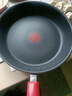 特福（Tefal）國標I級不粘鍋平底鍋 有鈦強化煎鍋牛排煎蛋鍋 燃氣灶電磁爐通用 2-3人【原裝鍋鏟+鍋蓋】 26cm 曬單實(shí)拍圖