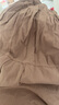 無(wú)印良品（MUJI）IDEE 女式 平紋 燈籠裙 長(zhǎng)半身裙女裙子女裝25年夏季款GA53CC5S 煙熏粉色 均碼 曬單實(shí)拍圖