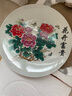 梓琦掛盤(pán)景德鎮陶酒柜玄關(guān)裝飾瓷盤(pán)擺件創(chuàng  )意工藝品家居飾品客廳博古架 新花開(kāi)富貴+龍架 曬單實(shí)拍圖