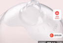 貝親 乳頭保護(hù) 乳盾 蝶翼型 超薄貼合 兩只裝 L碼 QA68 附透明收納盒 曬單實(shí)拍圖