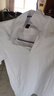 羅蒙男童短袖polo衫校園服飾春夏新款T恤女童班服 白色短袖POLO衫 160 曬單實(shí)拍圖